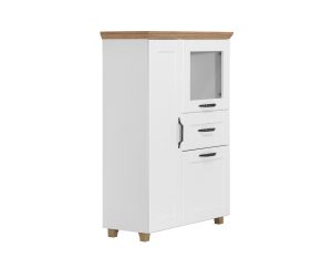 Contempo staklena vitrina niska